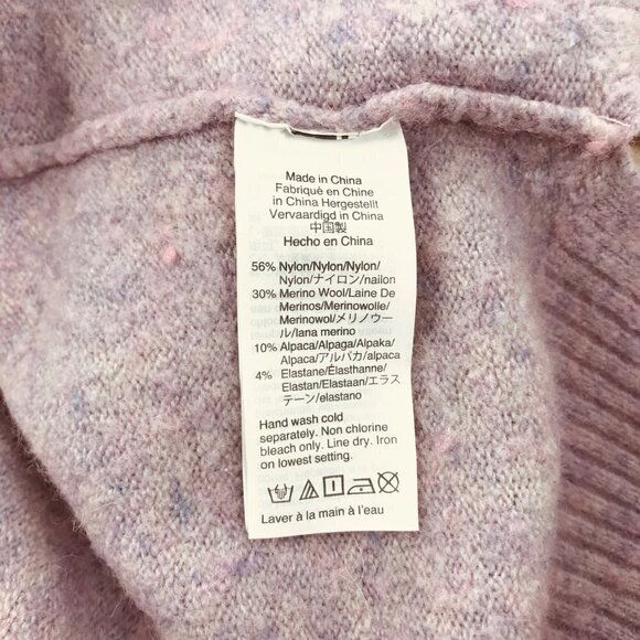 Madewell Lilac Longsleeve Payton Sweater Size X-Small - Picture 9 of 11